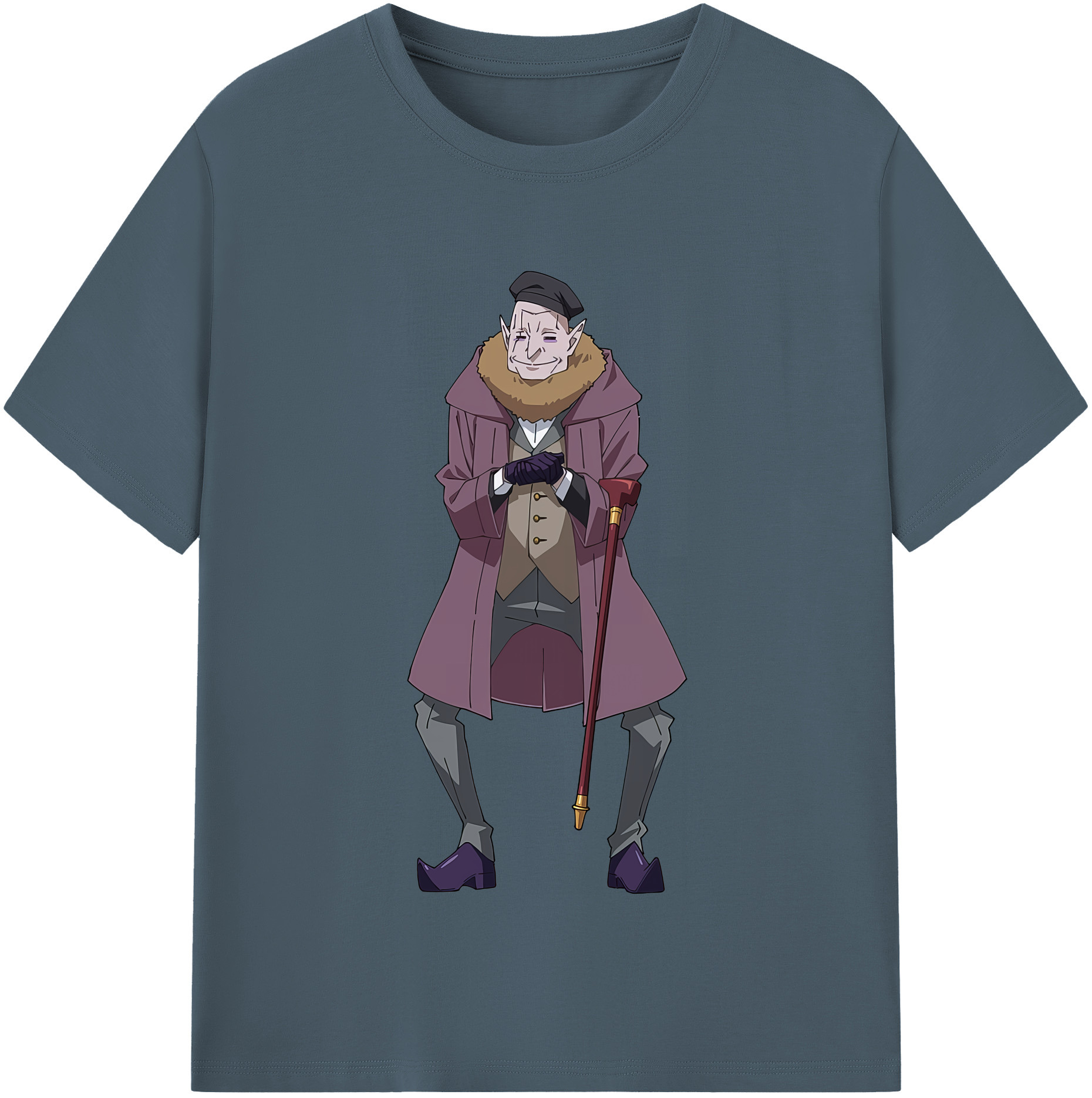 （画像用） 転スラ Regarding Reincarnated to Slime 綿100％半袖Tシャツ（フロントプリント）